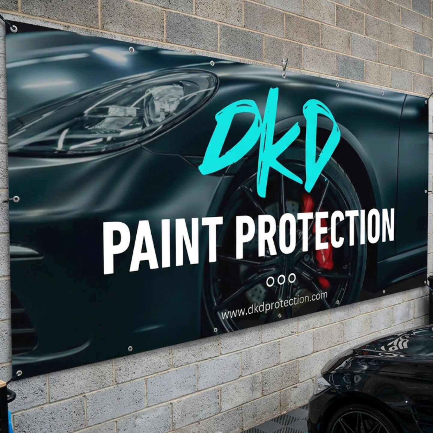 Custom shop banner with your logo