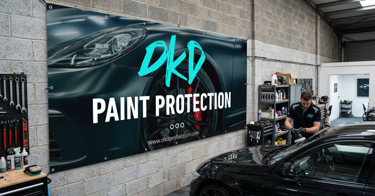 Custom-branded shop banner — view 2