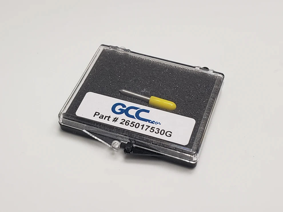 Window Tint Cutting Blade — 25° for GCC Jaguar V (Yellow Cap)