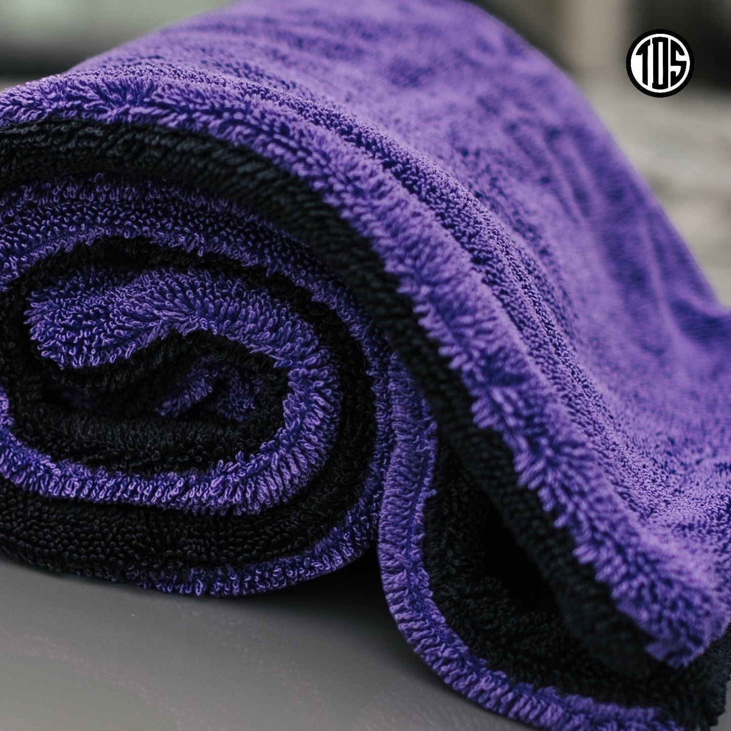 TDS 1600 GSM Twisted Loop Drying Towel - Purple.
